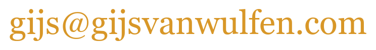 Email address of Gijs van Wulfen, shown as an image